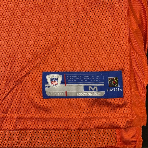 SOLD Rare Reebok Gary Fencik Chicago Bears #45 Orange Alternate NFL Jersey MeN M - Picture 5 of 7